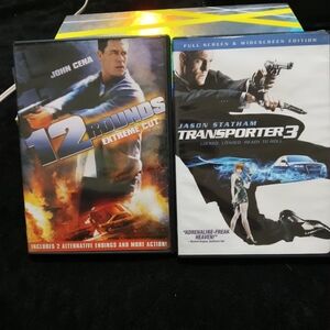 12 Rounds Extreme Cut and Transporter 3 DVDs